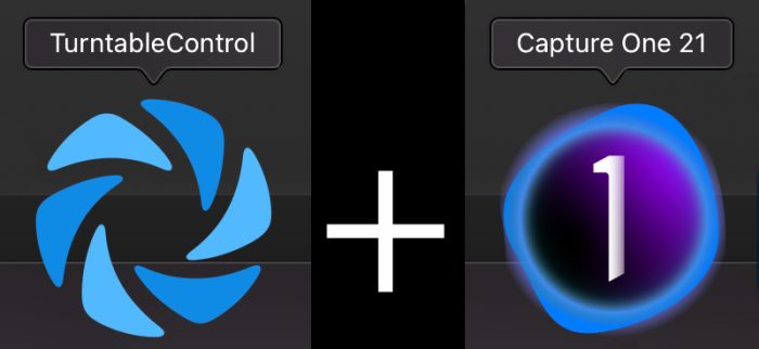 Capture One and TurntableControl software logos