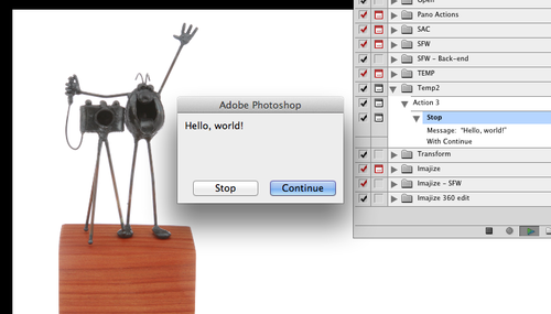 how to make an action