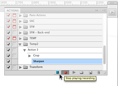 Record Sharpen Filter