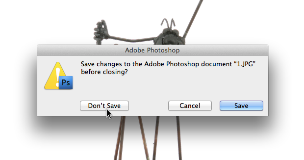 Save changes to images